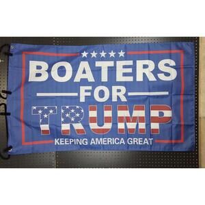 Trump Boaters Flag - Patriotic Outdoor Decor!